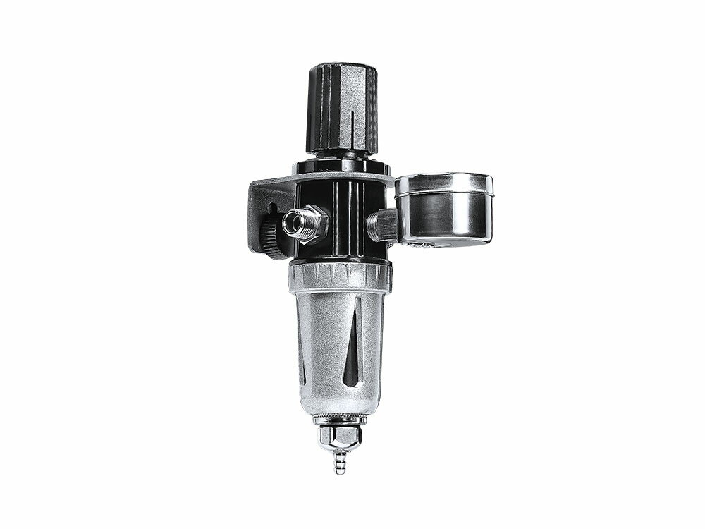 エアーブラシシステムシリーズ エアーレギュレーター (メーター付き) 【74565】 (工具)