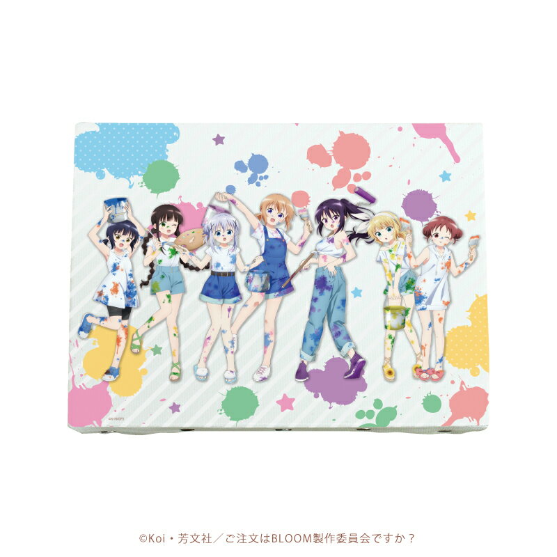 キャンバスアート「ご注文はうさぎですか? BLOOM」01/集合 ペインターver.(描き下ろしイラスト)【グッズ】