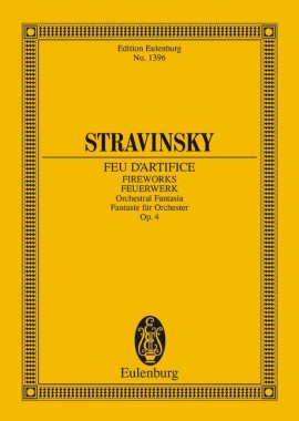 【輸入楽譜】ストラヴィンスキー, Igor: 交響的幻想曲「花火」 Op.4: スタディ・スコア