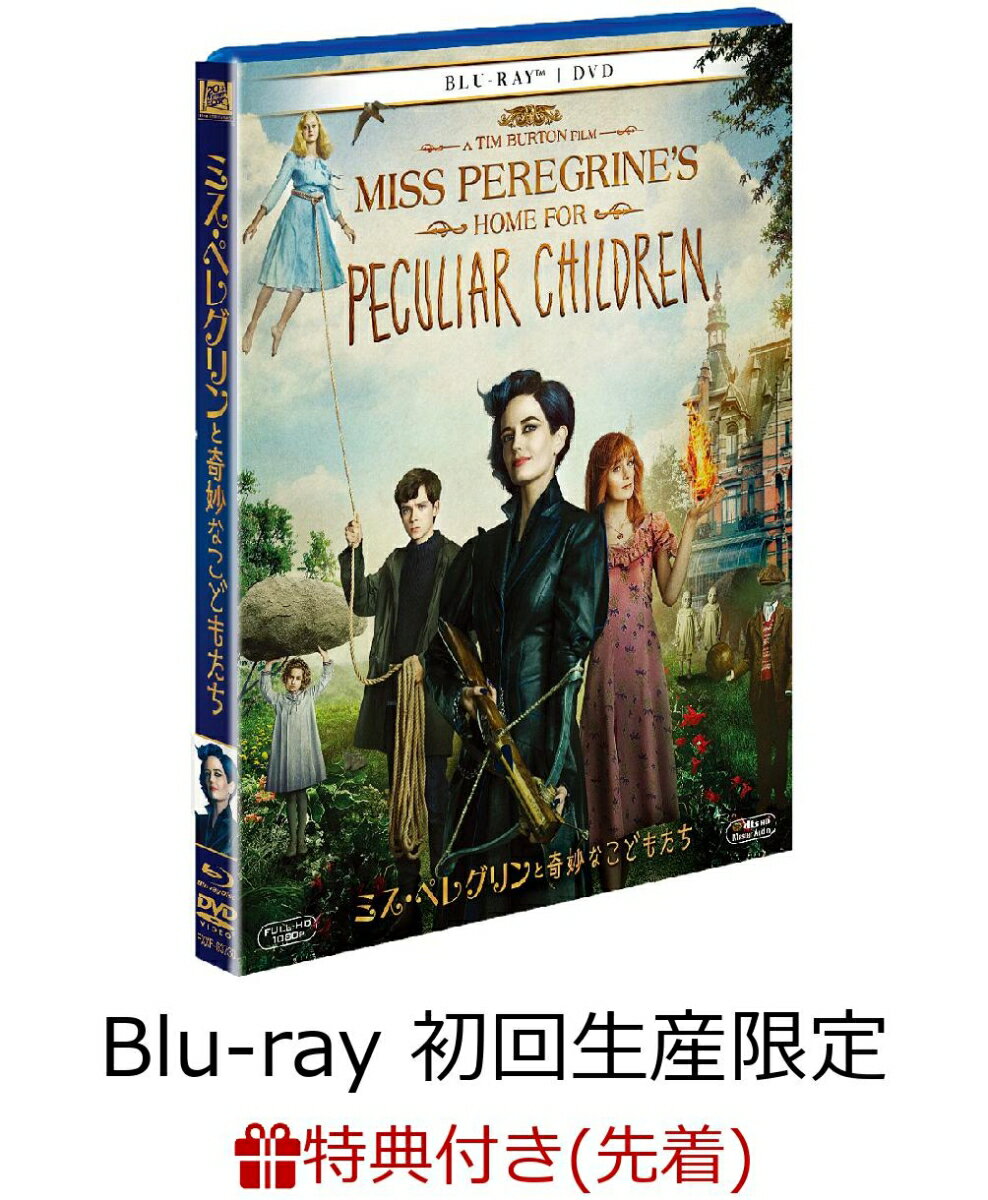 【先着特典】ミス・ペレグリンと奇妙なこどもたち 2枚組ブルーレイ＆DVD(初回生産限定)(ポストカードセット付き)【Blu-ray】