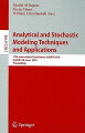 This book constitutes the refereed proceedings of the 17th InternationalConference on Analytical and Stochastic Modeling Techniques andApplications, ASMTA 2010, held in Cardiff, UK, in June 2010.The 28 revised full papers presented were carefully reviewed andselected from numerous submissions for inclusion in the book. The papersare organized in topical sections on queueing theory, specificationlanguages and tools, telecommunication systems, estimation, prediction, and stochastic modelling.