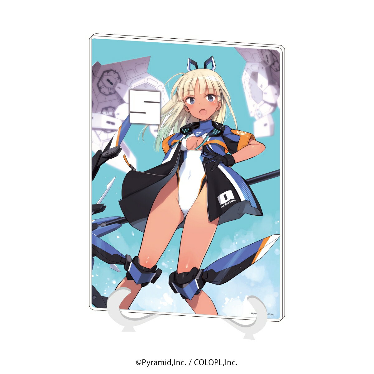 アクリルアートボード(A5サイズ)「アリス・ギア・アイギス」16/5周年 A(公式イラスト)【グッズ】