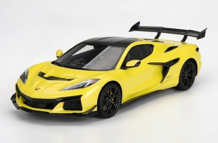 TSMモデル 1/18 シボレー コルベット ZR1 Accelerate Yellow 【TS0645】 (ミニカー)