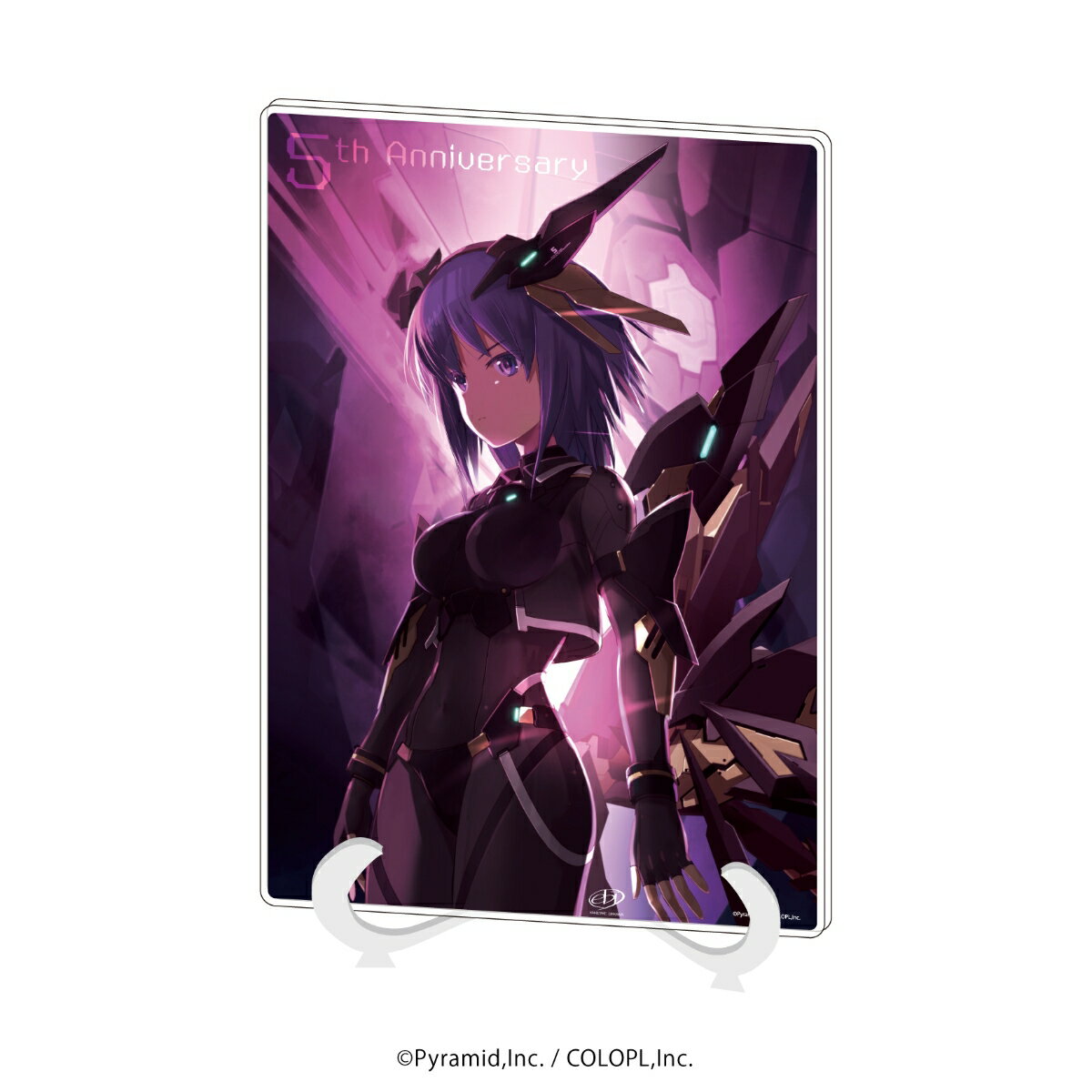 アクリルアートボード(A5サイズ)「アリス・ギア・アイギス」17/5周年 B(公式イラスト)【グッズ】