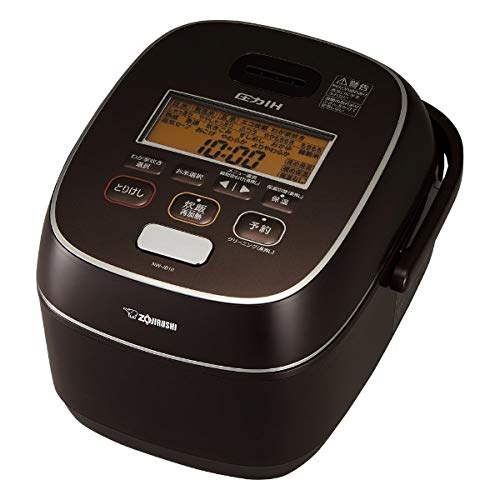 象印マホービン 鉄器コート プラチナ厚釜 圧力IH炊飯ジャー 5.5合 ブラウン NW-JB10-TA