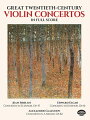 Authoritative European and Russian editions of Sibelius' Violin Concerto in D Minor, Op. 47; Elgar's Violin Concerto in B Minor, Op. 61; and Glazunov's Violin Concerto in A Minor, Op. 82.