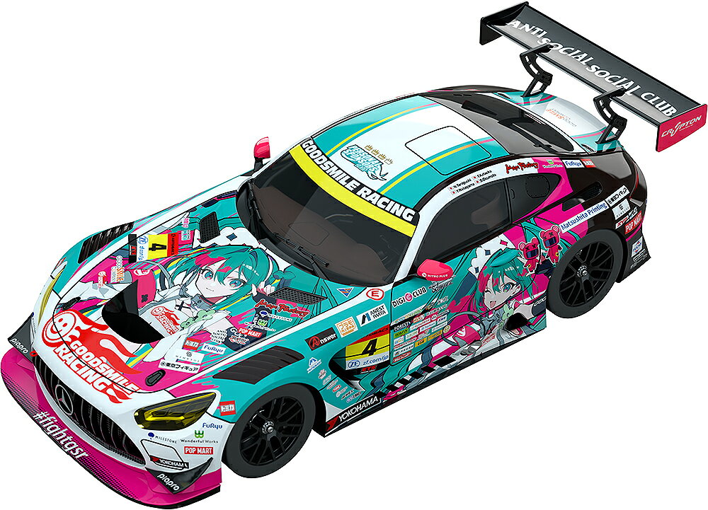 1/18 『初音ミク GTプロジェクト』 グッドスマイル 初音ミク AMG 2025 開幕戦Ver.【再販】 (塗装済み完成品ミニカー)