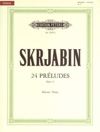 【輸入楽譜】スクリャービン, Aleksandr Nikolaevich: 前奏曲 Op.11/原典版