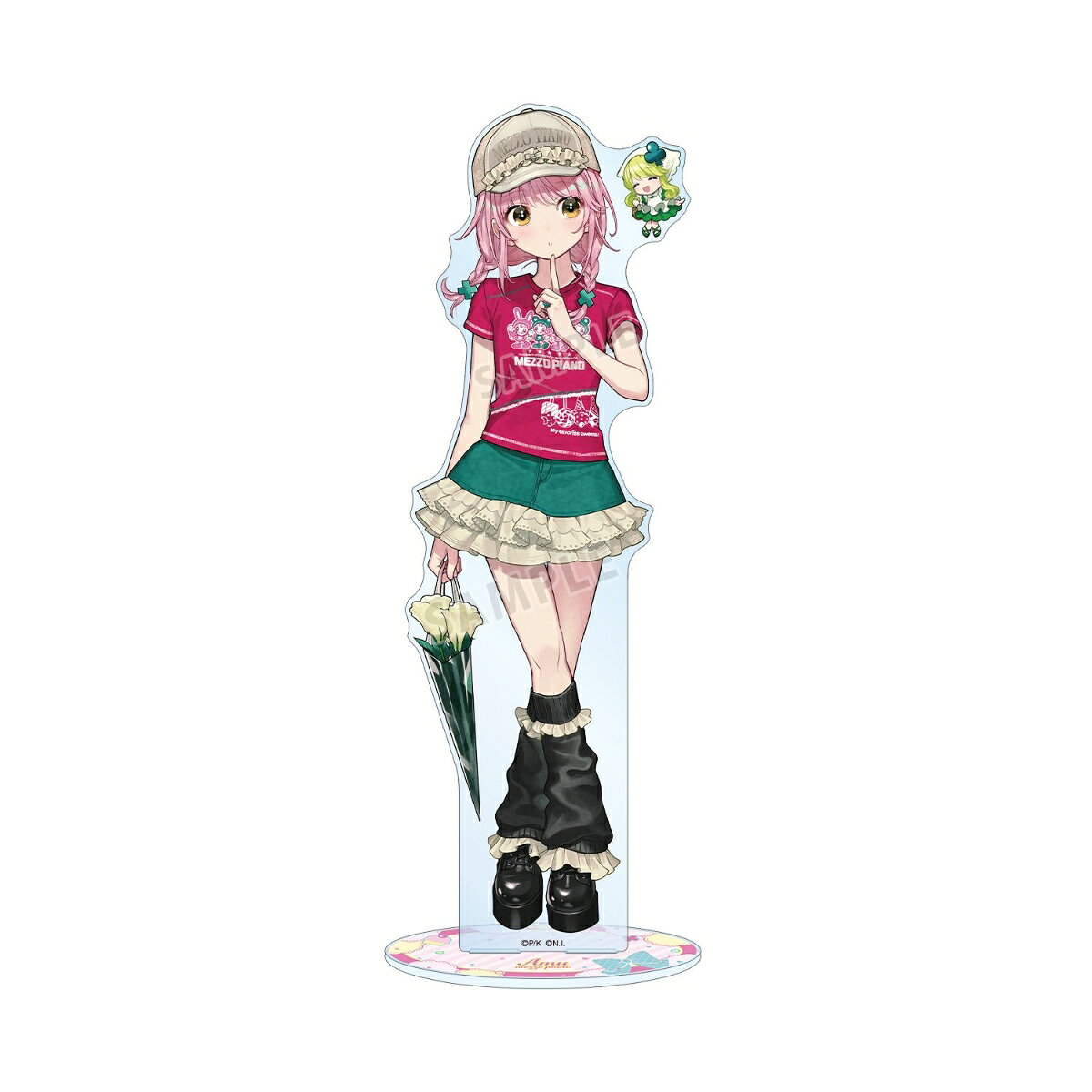 『しゅごキャラ！』ナルミヤキャラクターズコラボ チェリ子さんイラスト 日奈森 あむ mezzo piano 特大アクリルスタンド