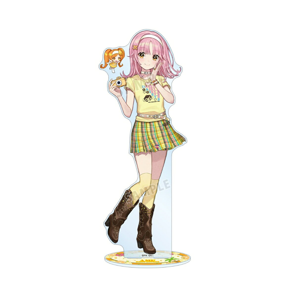 『しゅごキャラ！』ナルミヤキャラクターズコラボ チェリ子さんイラスト 日奈森 あむ DAISY LOVERS 特大アクリルスタンド