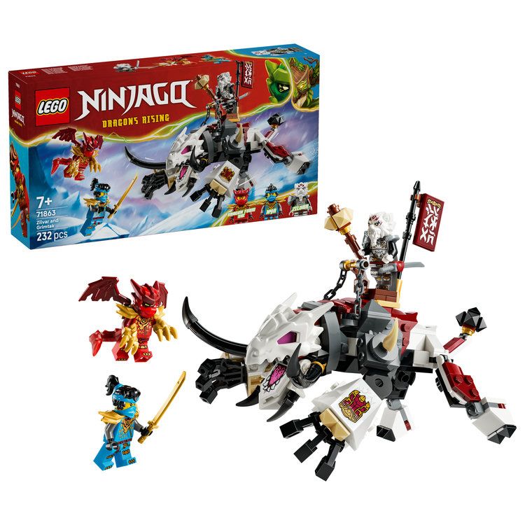 レゴ(LEGO) ニンジャゴー ジルヴァーとドラゴン・ビースト 71863 おもちゃ 玩具 プレゼント 7歳 8歳 9歳