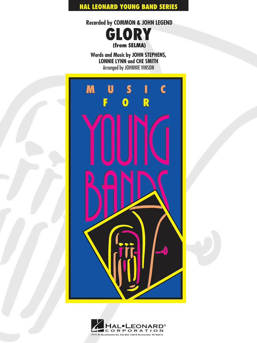 【輸入楽譜】グローリー(映画「グローリー/明日への行進」より)/ヴィンソン編曲: スコアとパート譜セット