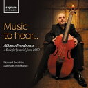 フェッラボスコ2世（c.1575ー1628）発売日：2023年05月31日 予約締切日：2023年05月27日 Music to hear... Music for Lyra Viol from 1609 : Richard Boothby, Asako Morikawa(Gamb) JAN：0635212075722 SIGCD757 Signum Uk *cl* CD クラシック 古楽・バロック音楽 輸入盤