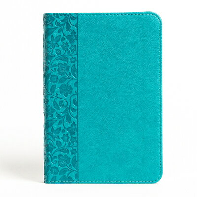 NASB Large Print Compact Reference Bible, Teal Leathertouch NASB LP COMPACT REF BIBLE TEAL 