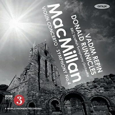【輸入盤】ヴァイオリン協奏曲、交響曲第4番 ヴァディム・レーピン、ドナルド・ラニクルズ&BBCスコティッシュ交響楽団