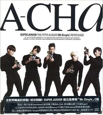��͢���ס� Super Junior 5�� Mr. Simple (��ѥå�������) - A-CHA (������)