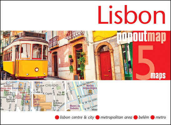 Lisbon Popout Map MAP-LISBON POPOUT MAP （Popout Maps） [ Popout Maps ]