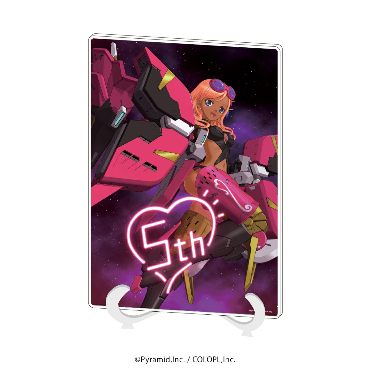 アクリルアートボード(A5サイズ)「アリス・ギア・アイギス」22/5周年 G(公式イラスト)【グッズ】