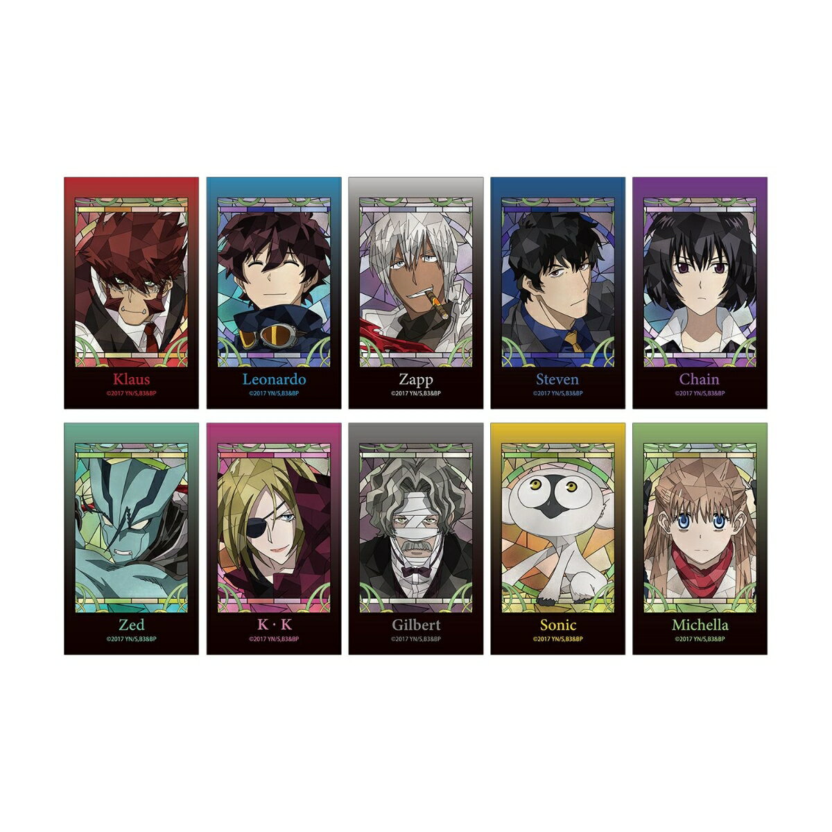 TVアニメ『血界戦線 & BEYOND』トレーディング Aure Glass イラストカード(BOX＝10)