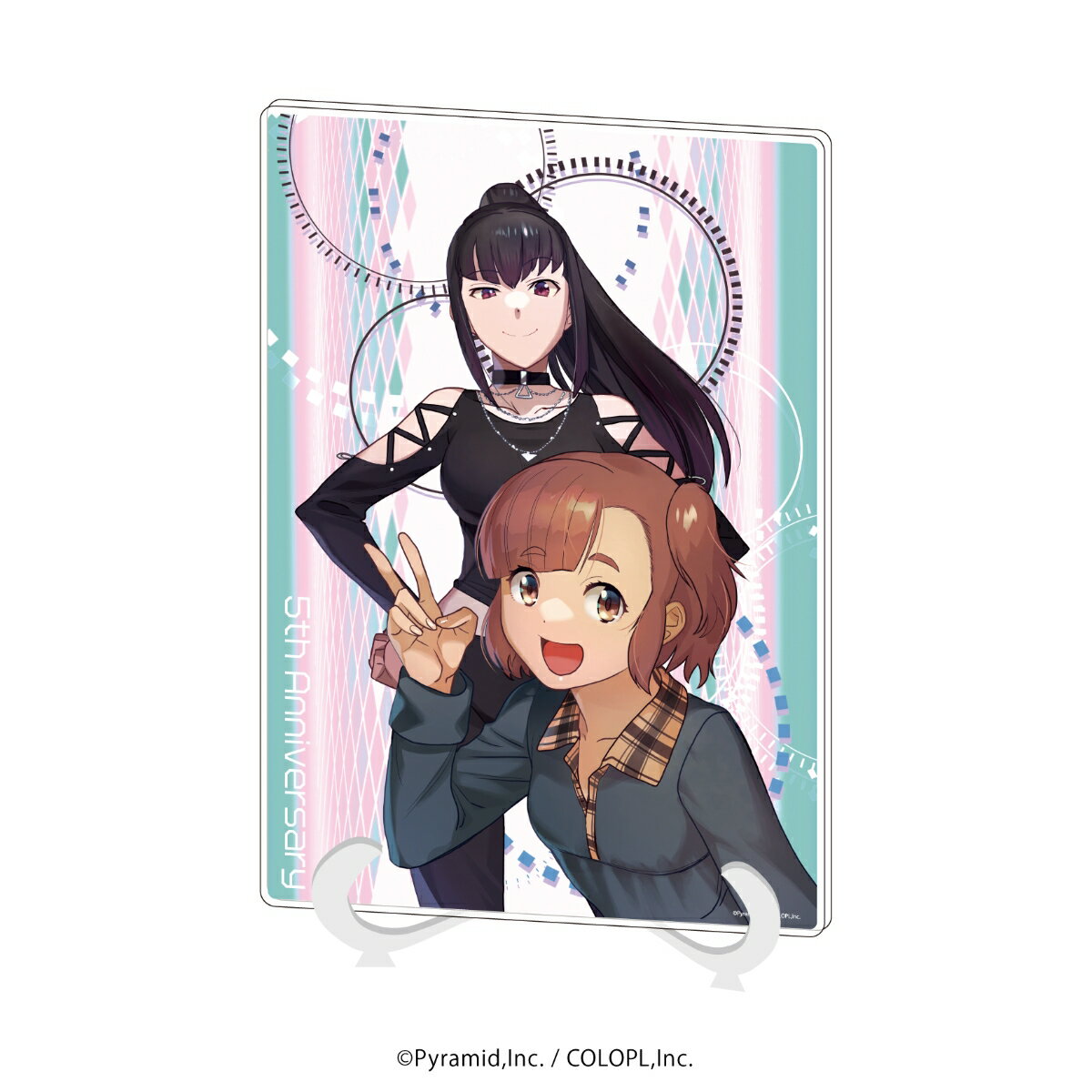 アクリルアートボード(A5サイズ)「アリス・ギア・アイギス」23/5周年 H(公式イラスト)【グッズ】