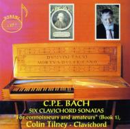 【輸入盤】Clavier Sonatas Fur Kenner & Liebhaber Book.1: Tilney(Clavichord