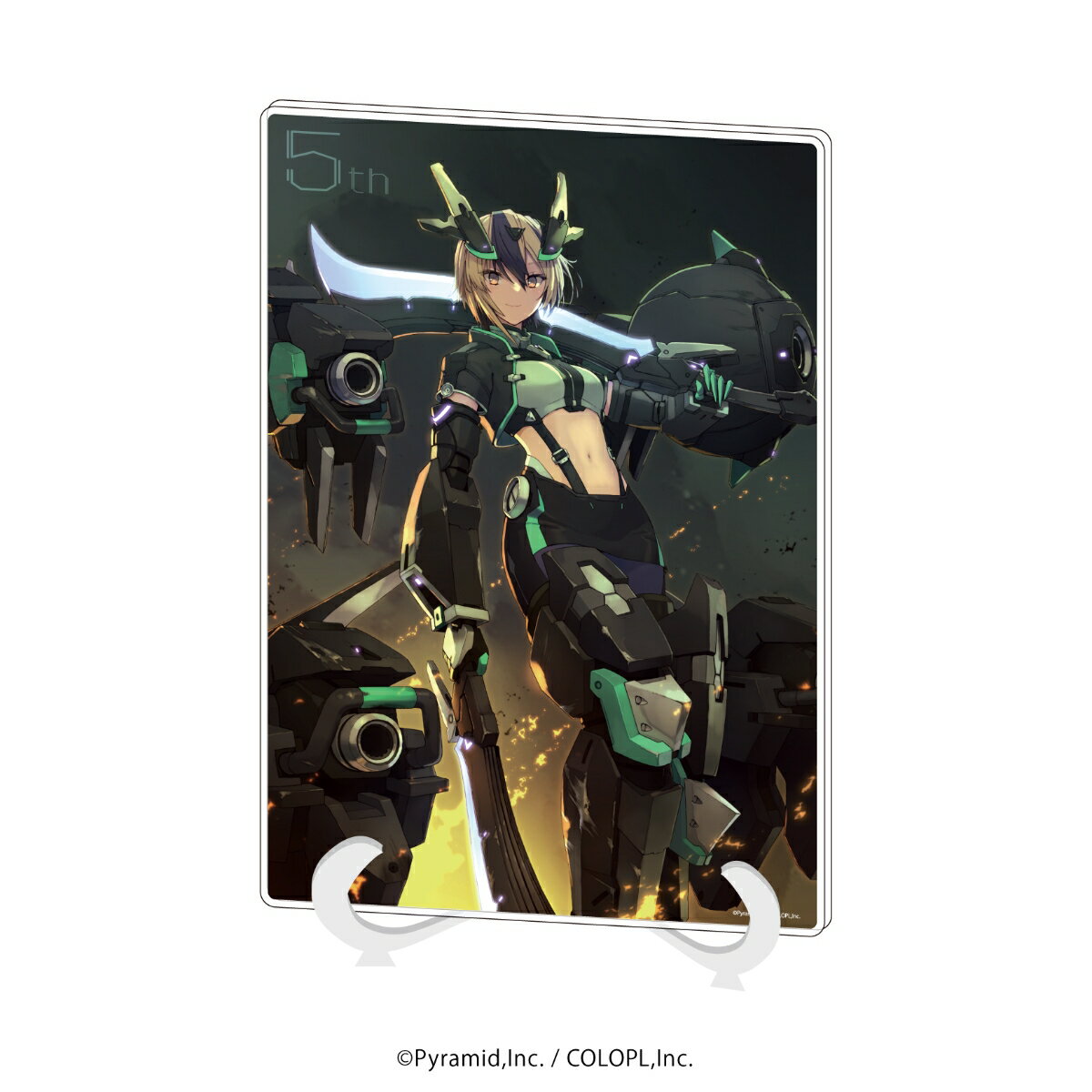 アクリルアートボード(A5サイズ)「アリス・ギア・アイギス」24/5周年 I(公式イラスト)【グッズ】