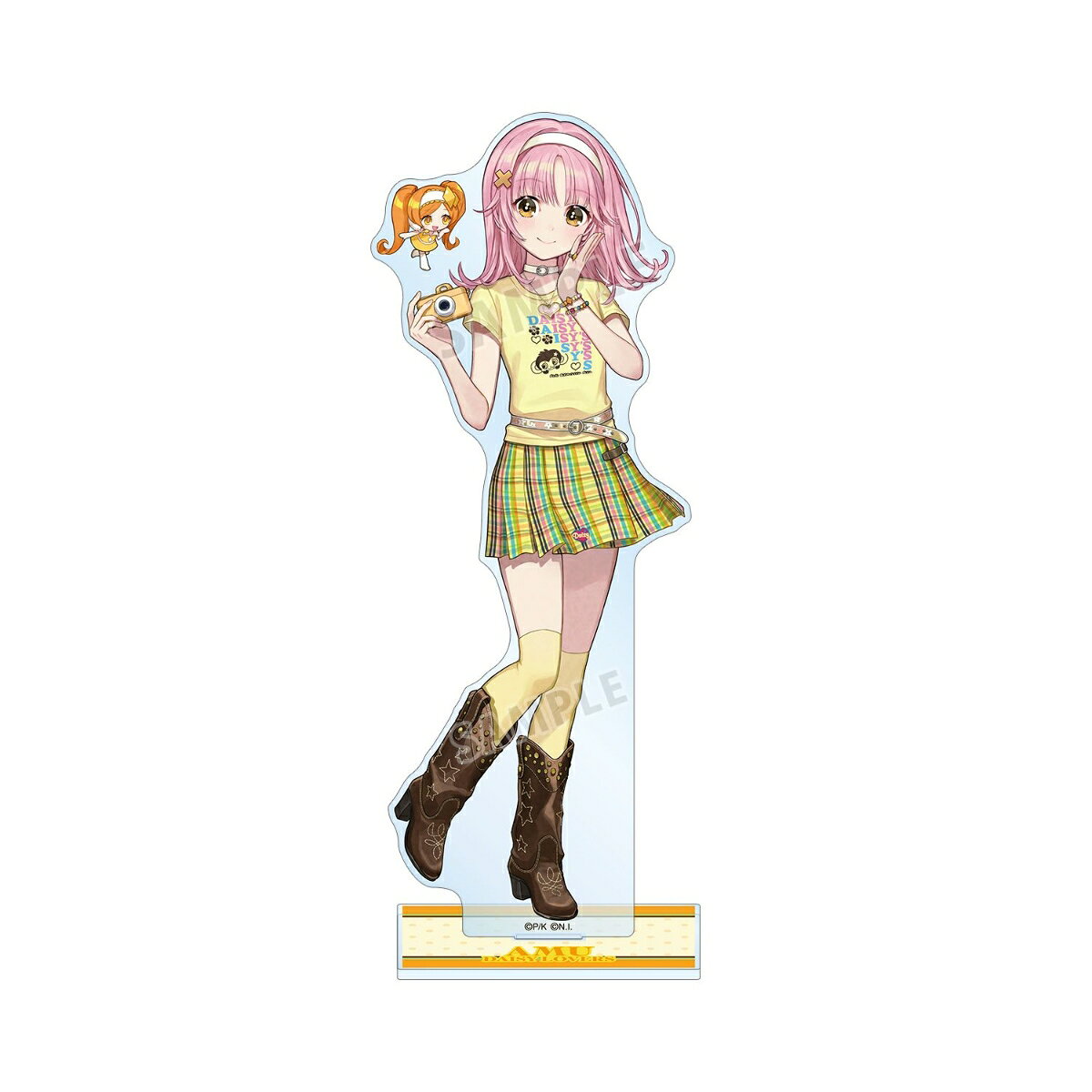 『しゅごキャラ！』ナルミヤキャラクターズコラボ チェリ子さんイラスト 日奈森 あむ DAISY LOVERS BIGアクリルスタンド