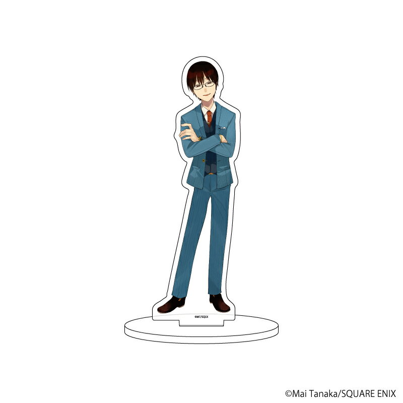 キャラアクリルフィギュア「妖怪学校の先生はじめました!」03/秦中飯綱 ホストver.(描き下ろしイラスト)【グッズ】