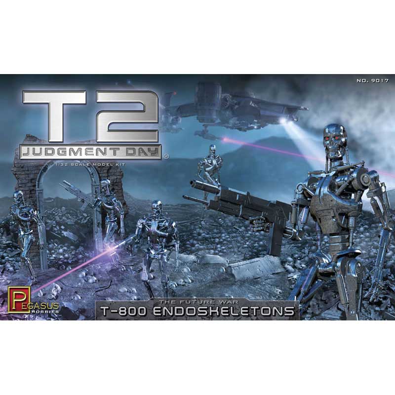 1／32 『ターミネーター2』 T-800 エンドスケルトン(5体セット) 【PH9017】 (プラモデル)