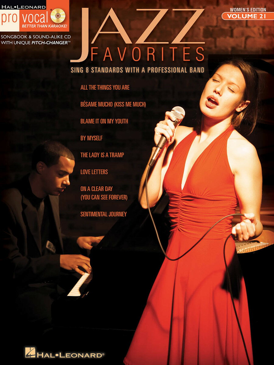 【輸入楽譜】プロ・ヴォーカル女性歌手編 第21巻: ジャズ・フェイバリッツ: CD付