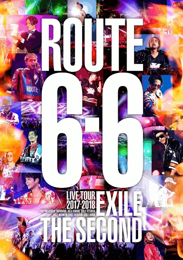 EXILE THE SECOND LIVE TOUR 2017-2018 “ROUTE 6 6”(通常盤)【Blu-ray】 EXILE THE SECOND