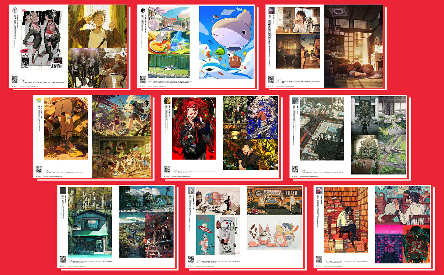 楽天ブックスのVISIONS 2024 ILLUSTRATORS BOOK [ pixiv ]｜アングル3