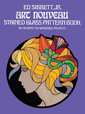 ART NOUVEAU STAINED GLASS PATTERN BOOK