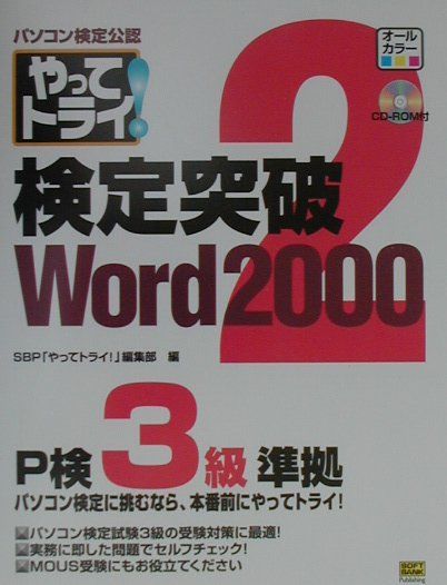 やってトライ！検定突破Word　2000（2）