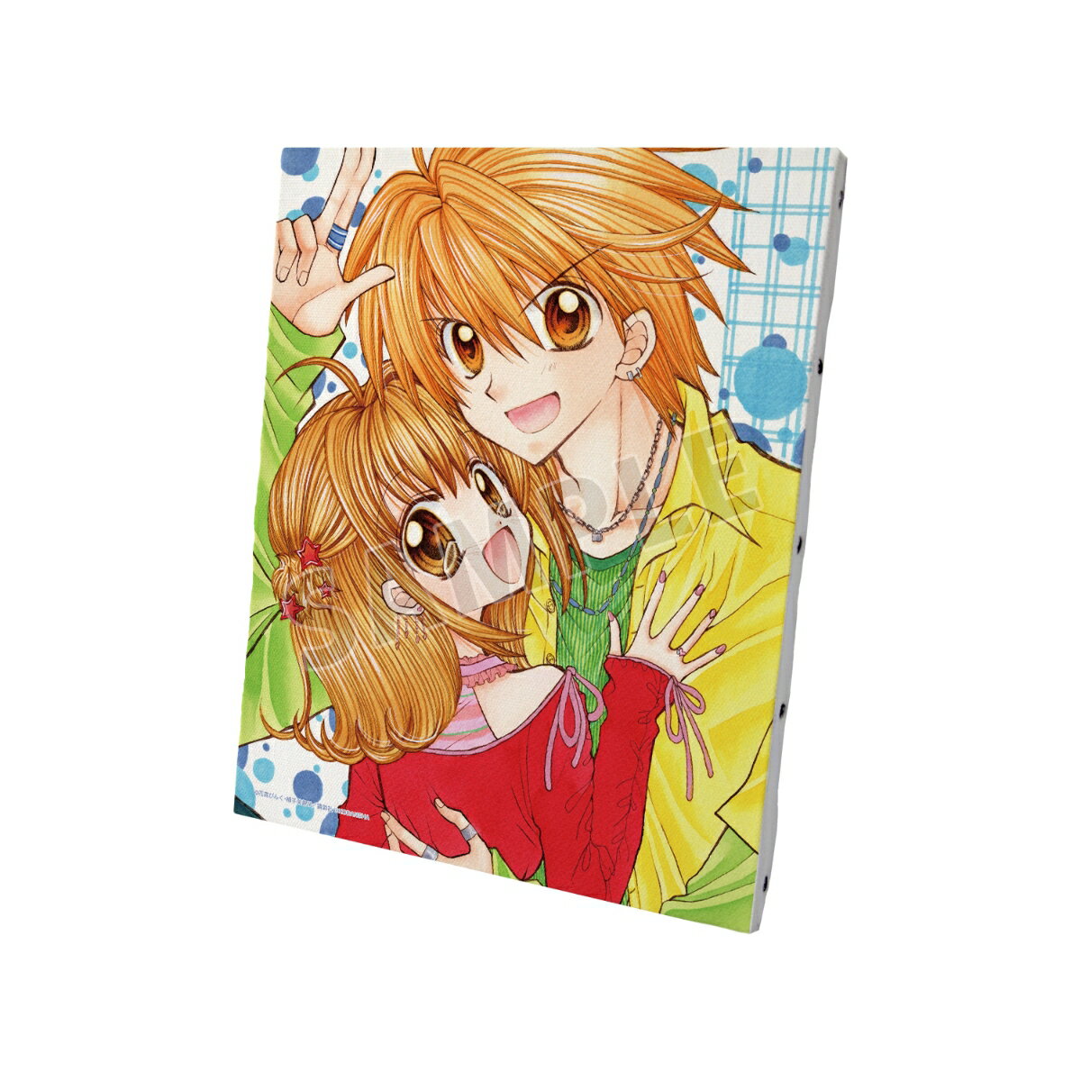 ぴちぴちピッチ七海 るちあ＆堂本 海斗 4巻表紙イラスト キャンバスボード