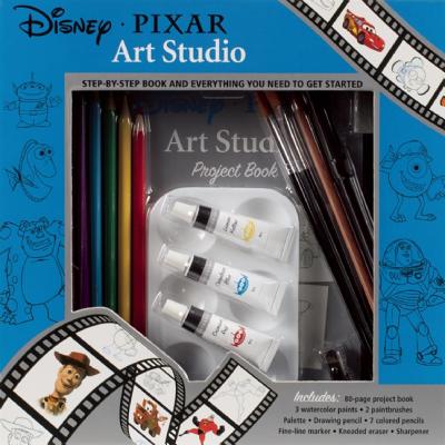 Disney-Pixar Art Studio: Step by Step Book and Everything You Need to Get Started [With Palette and BOXED-DISNEY PIXAR ART STUDIO [ Thunder Bay Press ]