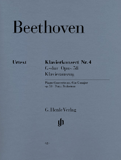 【輸入楽譜】ベートーヴェン, Ludwig van: ピアノ協奏曲 第4番 ト長調 Op.58/原典版/Kuthen編/Kann運指