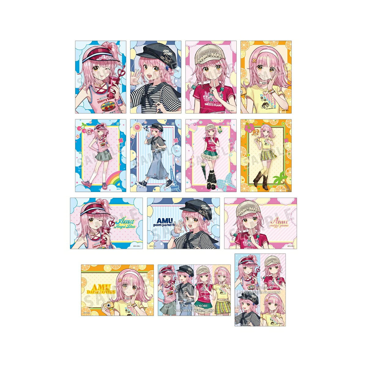 『しゅごキャラ！』ナルミヤキャラクターズコラボ チェリ子さんイラスト トレーディングブロマイド(BOX＝14個)