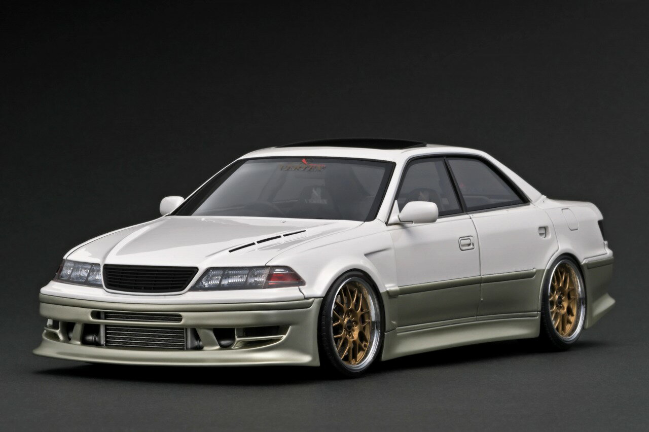 ignition model 1/18 VERTEX JZX100 MARK-II Pearl White/Champagne Gold 【IG3580】 (ミニカー)