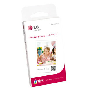 LG Electronics Japan �ݥ��åȥե���(Pocket Photo)�����ѻ� ZINK�ե��ȥڡ��ѡ� PS2203