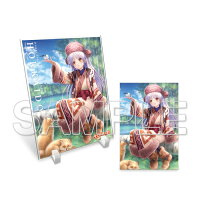 【グッズ】『Angel Beats!』旅する天使ちゃんアクリルスタンド＆ポストカードセット [12]〜北海道を旅する天使ちゃん〜