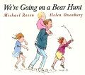 The bestselling picture book "We're Going on a Bear Hunt" is now available as a board book. "A typically wonderful Oxenbury family sets out with gusto on a bear hunt, and the old story comes to life. . . Paintings are simply marvelous. . . . Rosen's retelling is spare, with a driving rhythm, and some new sounds add sparkle to the traditional tale . . . Just plain fun from beginning to end . . ."--"The Horn Book, " starred review.