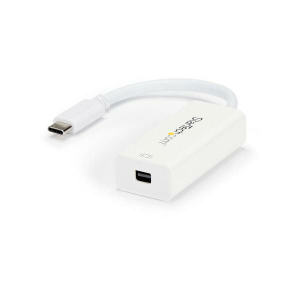 USB-C - Mini DisplayPort 変換アダプタ 4K(3840 x 2160)/60Hz ホワイト USB Type-C(オス) - mini DP(メス)