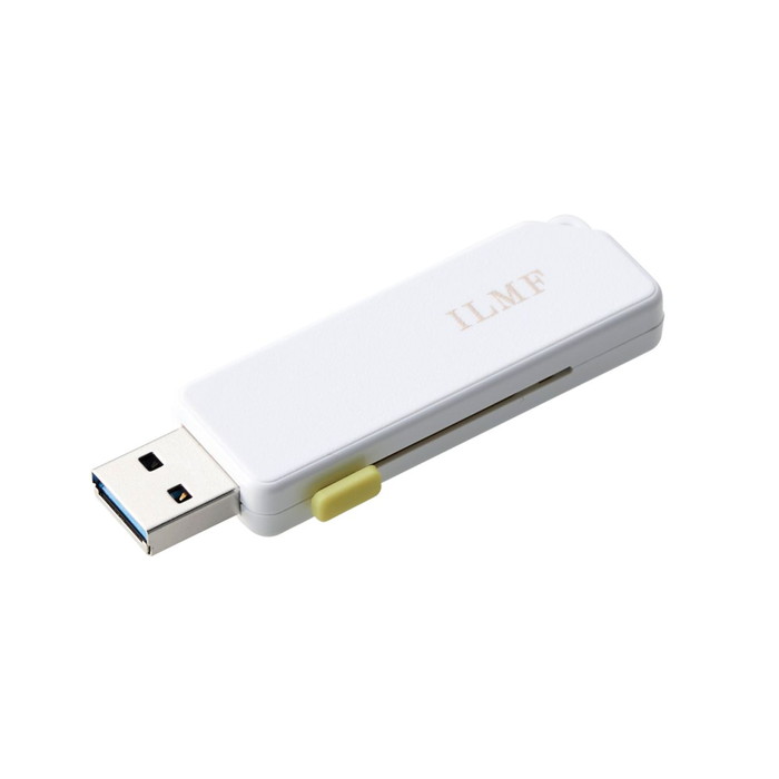 ILMF/USBメモリー/USB5Gbps対応/スライドシャッター式/32GB/イエロー MF-ER3032GYL-IL