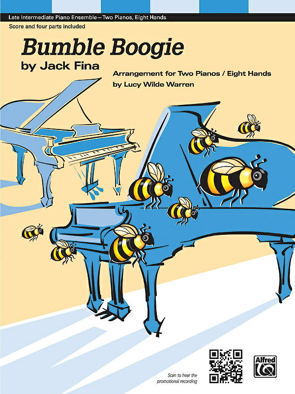 【輸入楽譜】フィナ, Jack: バンブル・ブギ(リムスキー=コルサコフの「熊蜂の飛行」による)(2P8H)/ウォーレン編曲