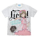 ラブライブ！スーパースター 描き下ろし 唐 可可 フルグラフィックTシャツ ロリータファッション Ver./WHITE-XL