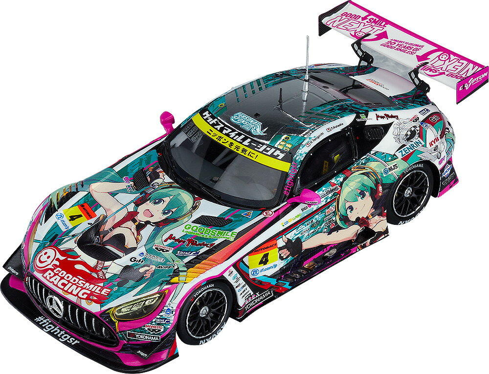 1/64 『初音ミク GTプロジェクト』 グッドスマイル 初音ミク AMG 2020 SUPER GT Ver.【再販】 (塗装済み完成品ミニカー)