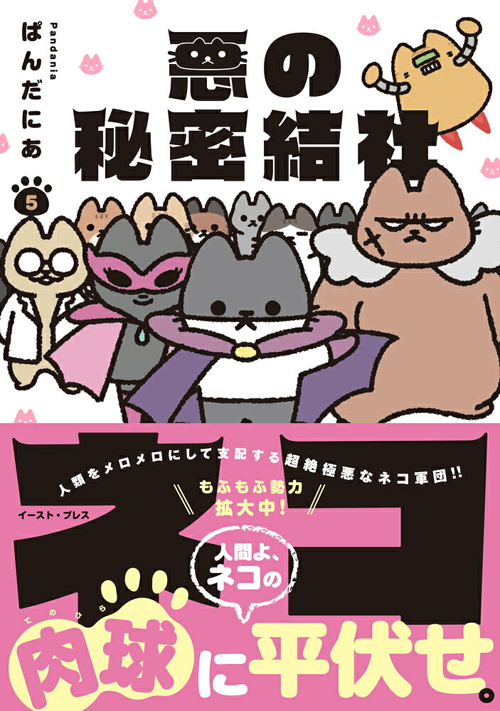 悪の秘密結社ネコ5 表紙