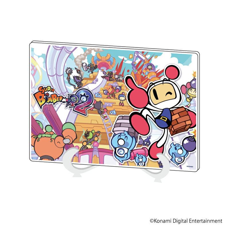 アクリルアートボード(A5サイズ)「ボンバーマン」02/デザインB_SBR(公式イラスト)【グッズ】