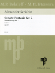 【輸入楽譜】スクリャービン, Aleksandr Nikolaevich: ピアノ・ソナタ 第2番 嬰ト短調 Op.19 「幻想ソナタ」 [ スクリャービン, Aleksandr Nikolaevich ]